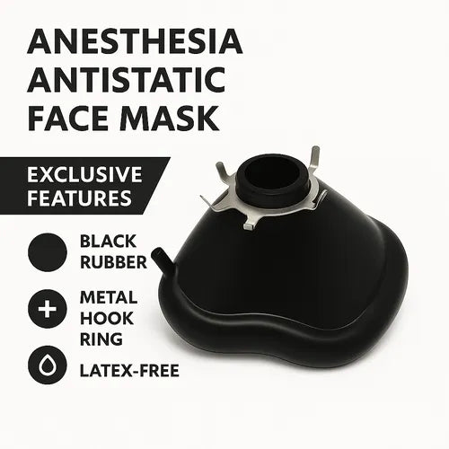 Anesthesia Antistatic Face Mask Set of 3 Pieces