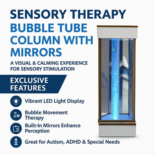 Bubble Tube Column with Mirrors