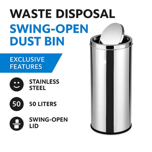 Swing Open-Top Dust Bin