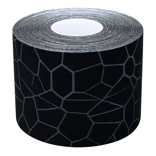 Theraband USA Kinesiology Tape Black Grey Print