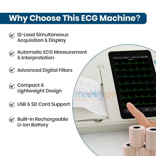 3 channel ecg machine