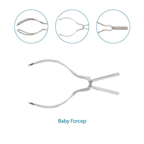 Obstetrical Baby Forcep Stainless Steel