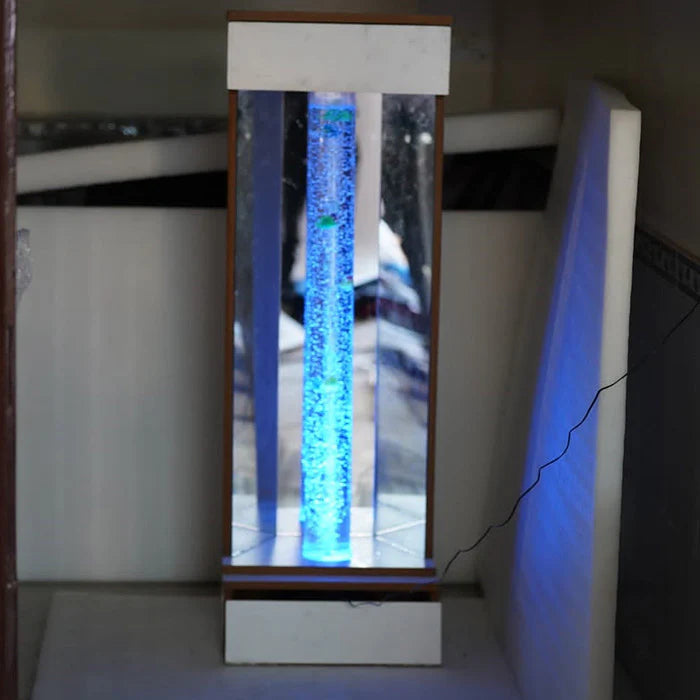 Bubble Tube Column with Mirrors