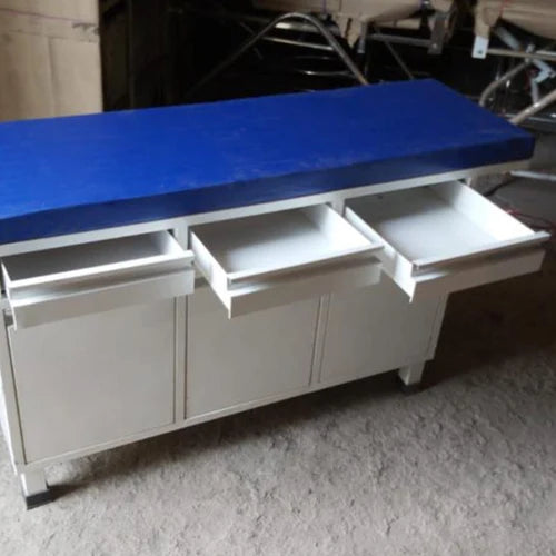 examination couch drawer cabinet with footstep