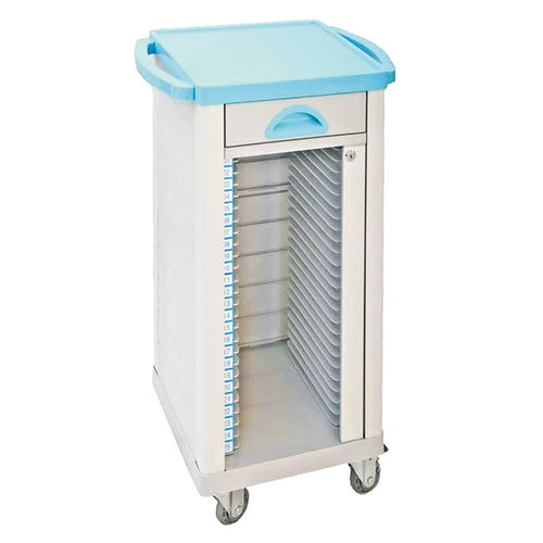 case history trolley single (25 Shelves)