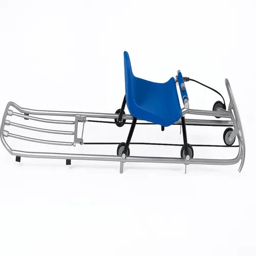 physiotherapy rowing machine with sliding seat