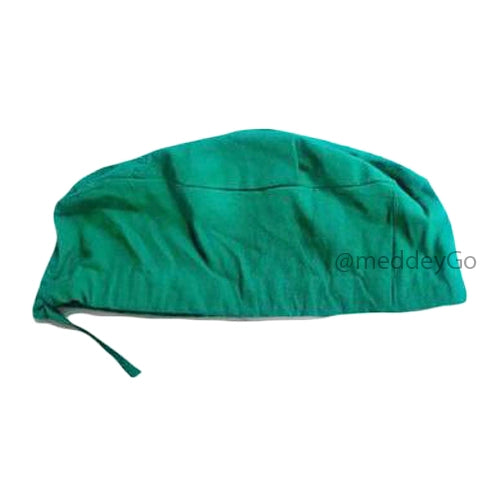 Reusable Surgical Cap Green Premium Cotton