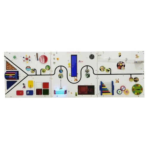 Sensory Learning Wall Panels with Sensory Play Station
