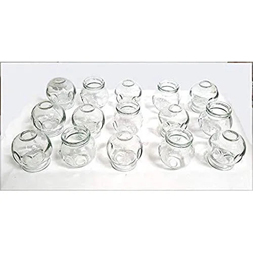 Acupressure Vacuum Fire Glass Cupping Therapy Kit