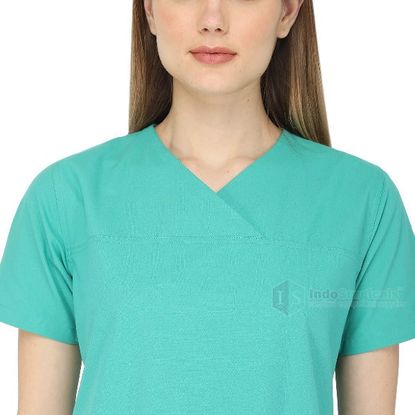 Premium Scrub Suit for Female Doctors Navy Blue