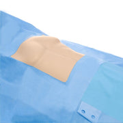 Disposable Abdominal Drape Sterile 150x220cm with Incision Cut 8x10 Inch (Pack of 4)