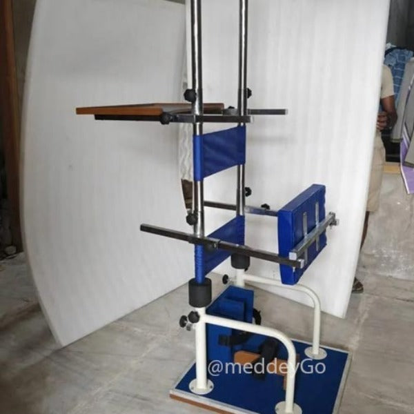 Adjustable Metalic Standing Frame Adult with Wooden Base
