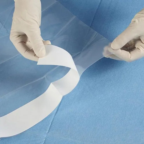 Baby Drape Sterile Transparent 120x150 cm with Adhesive Film