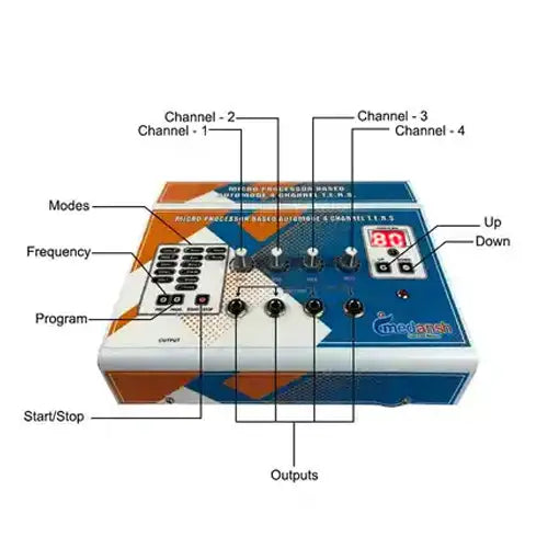 4 channel tens machine