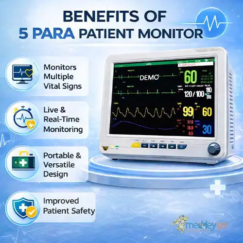 5 para patient monitor