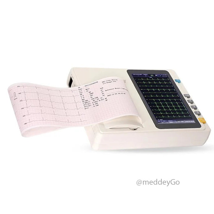 6 Channel ECG Machine with High Quality Waveforms