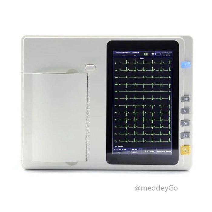 6 Channel ECG Machine with High Quality Waveforms