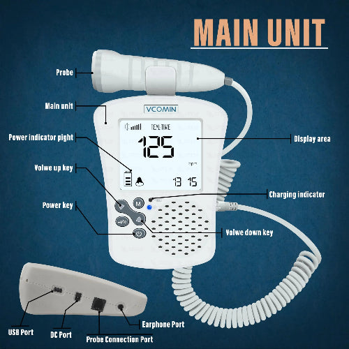 vcomin fetal doppler