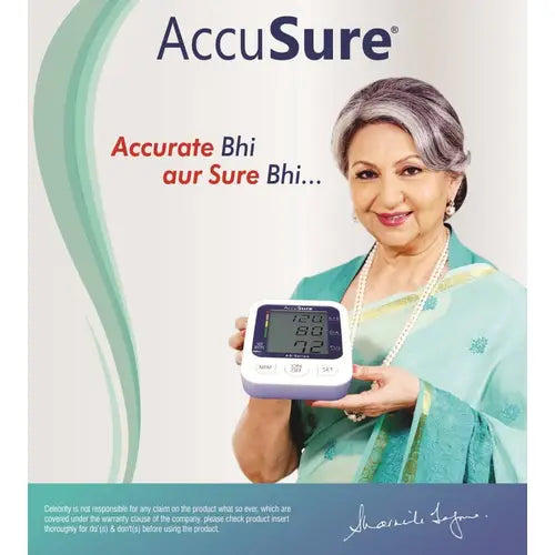 AccuSure AS Extra Large LCD and WHO Approved BP Machine
