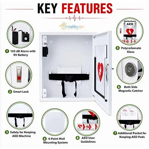 AED Cabinet with Alarm