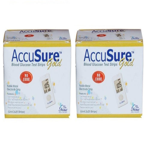 AccuSure Gold 100 Strips (Packs of 50 x 2)