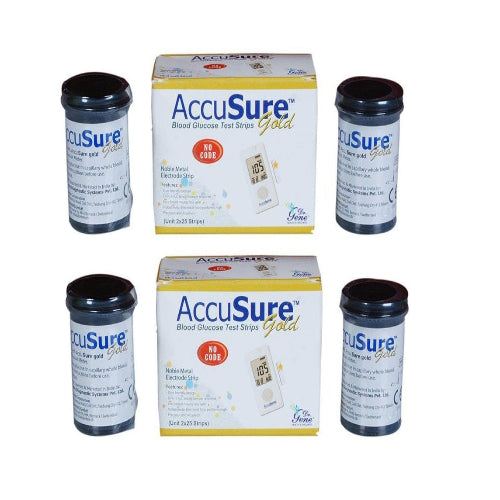 AccuSure Gold 100 Strips (Packs of 50 x 2)