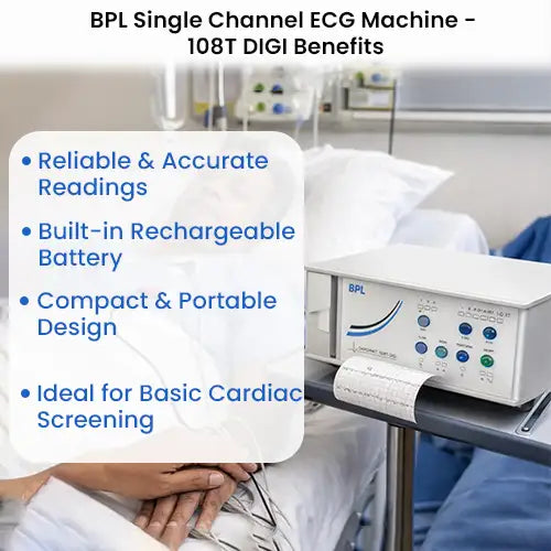 Digital ECG Machine BPL | Single Channel ECG Machine