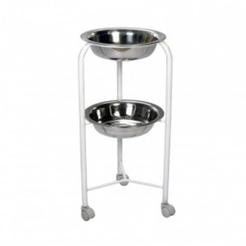 bowl stand double - ms framework and ss bowls