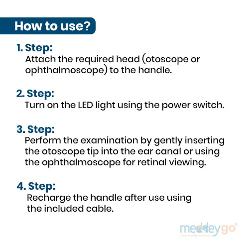 direct oto-opthalmoscope set