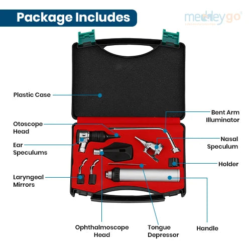 direct oto-opthalmoscope set