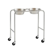 double basin stand with bowl MS