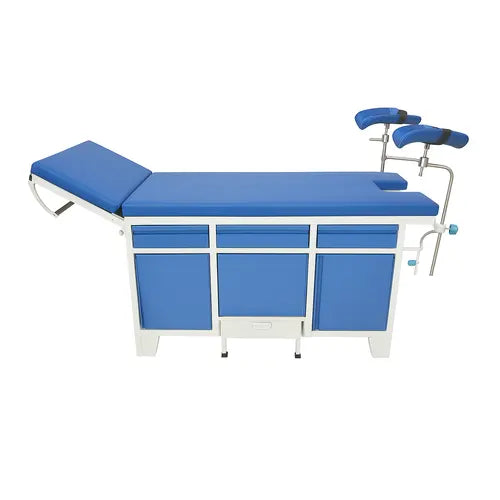 Examination Couch with Footrest, Padded Legrest and Bowl