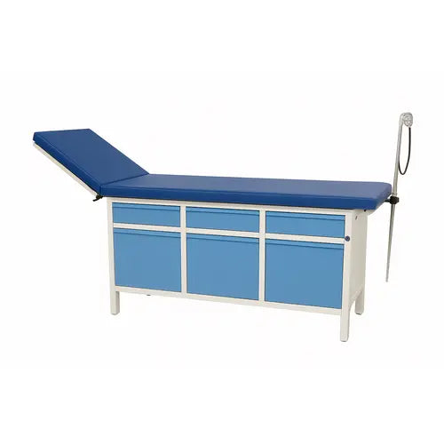 examination cum gynaec couch with lithotomy rods