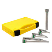 Fiber Optic LED Laryngoscope Set Miller 1 2 3