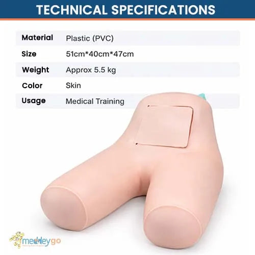 Flatus Tube Insertion Trainer for Enema & Nursing Practice