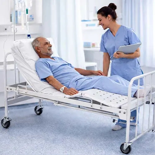 hospital bed
