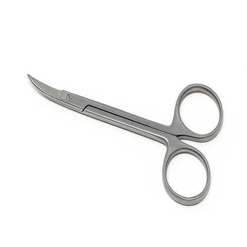 knapp iris scissor curved ss
