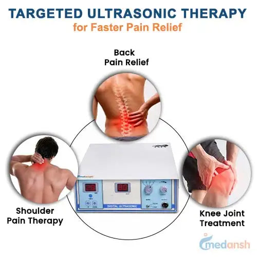Medansh Digital Ultrasonic Therapy Machine for Pain Relief
