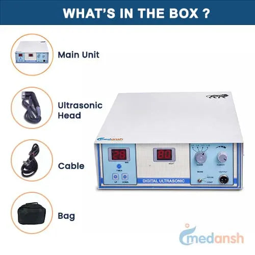 Medansh Digital Ultrasonic Therapy Machine for Pain Relief