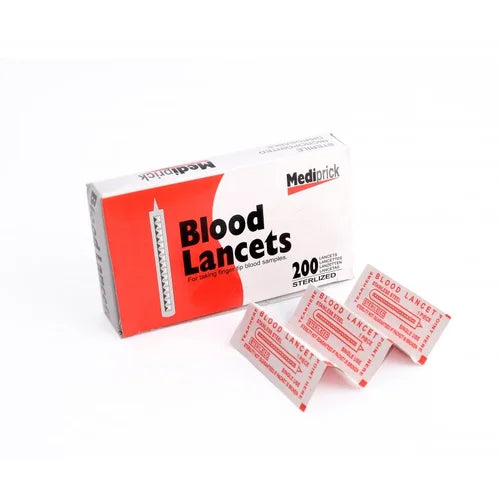 Mediprick Blood Lancets 400 pcs (2 Pack of 200)