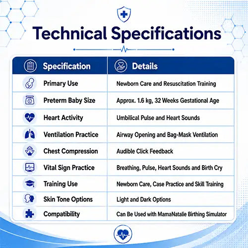Neonatal Training Unit specification 
