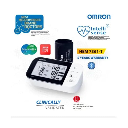 Omron HEM-7361T Bluetooth BP with AFIB Detection