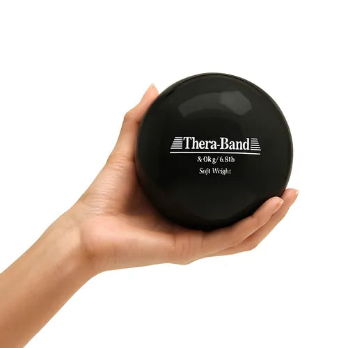 Original Theraband Soft Weight Medicine Ball 3.0Kg Black
