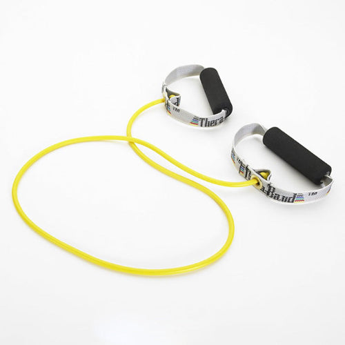 Original Theraband Yellow Tubing with Soft Handle