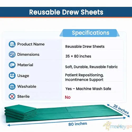 reusable draw sheet