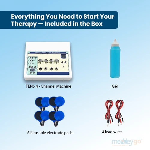 tens 4 channel physiothrapy machine 