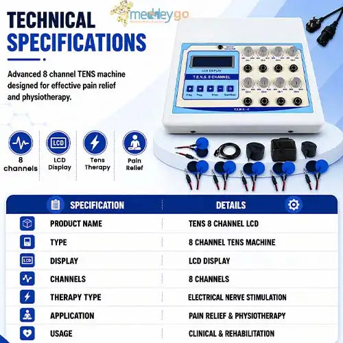 8 channel TENS machine