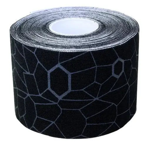 Theraband USA Kinesiology Tape Black Grey Print