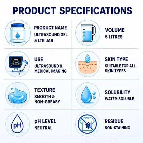 ultrasound gel jar 5l