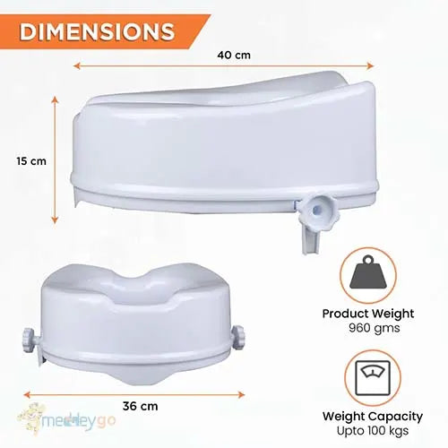 raised toilet seat
